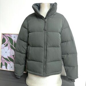 Patagonia sz M Bivy Down Jacket Coat Puffer 600 Fill in Forge Gray Full Zip